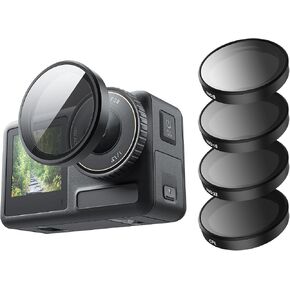 Camera Lens Filter Set for DJI Action 5 pro/4/3,4 Pack CPL ND32 ND16 ND8 in Kuwait