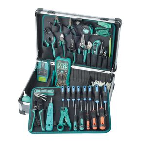 Pro'skit Taiwan Quality PK-1938M4 Professional Telecom & Networking Tool Kit Computer & Networking Surveillance System Installation & MaintenanceWith MT-7063 & MT-8001(PK-1938M4), Blue, EC-PK-1938M4 in Saudi Arabia