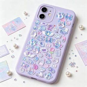 1Pack Kawaii Jade Rabbit 3D Puffy Tiny Deco Bubble Stickers in Kuwait