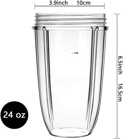 2x24OZ Tall Cup for Nutri Bullet Blender 600w pro 900w Replacement in Kuwait