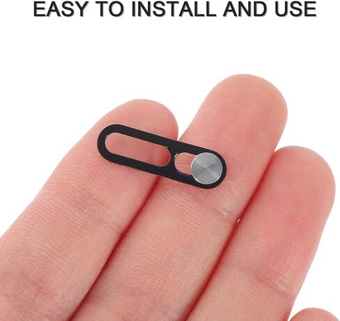 2pcs Webcam Privacy Cover Slider for Black Aluminum Alloy in Kuwait