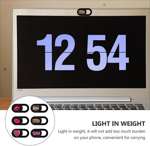 6pcs Heart Lip Pattern Camera Privacy Cover for Phone and Computer in Kuwait