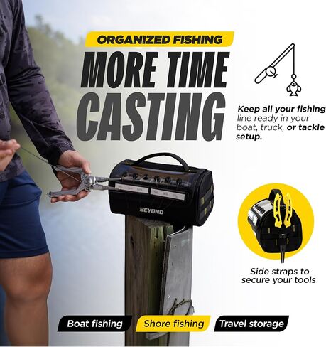 Beyond Braid Fishing Line Storage Bag with Built-In Spool Dispenser in Kuwait