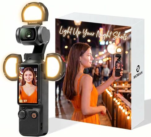 Moman Magnetic Fill Light Compatible with DJI OSMO Pocket 3 in Kuwait