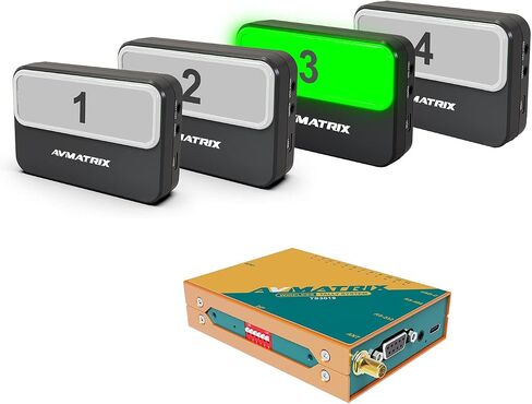 AVMATRIX Tally Light System with 1Tally Box 4Lamps, On Air Light TS3019-4 in Kuwait