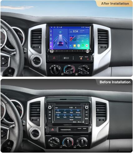 9" QLED Stereo for Toyota Tacoma 2005-2015 Wireless CarPlay in Kuwait