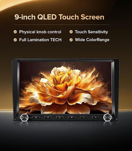9" QLED Stereo for Toyota Tacoma 2005-2015 Wireless CarPlay in Kuwait