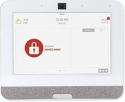 Qolsys IQP4001 Verizon IQ Panel 4 PowerG + 319.5MHz, 7" All-in-One Touchscreen, White in Saudi Arabia