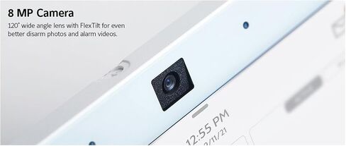 Qolsys IQP4001 Verizon IQ Panel 4 PowerG + 319.5MHz, 7" All-in-One Touchscreen, White in Saudi Arabia