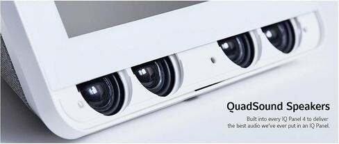 Qolsys IQP4001 Verizon IQ Panel 4 PowerG + 319.5MHz, 7" All-in-One Touchscreen, White in Saudi Arabia