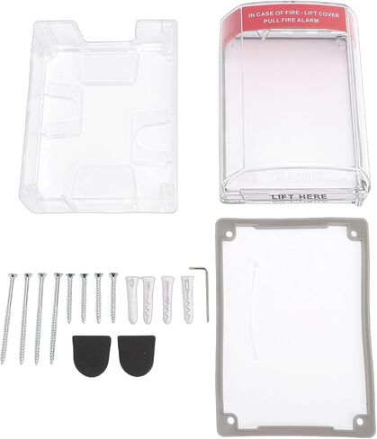 Fire Alarm Cover, Pull Station Cover Manual Call Point Protective Guard to Prevent Accidental Trigger, Physical Damage, Dust and Debris in Kuwait