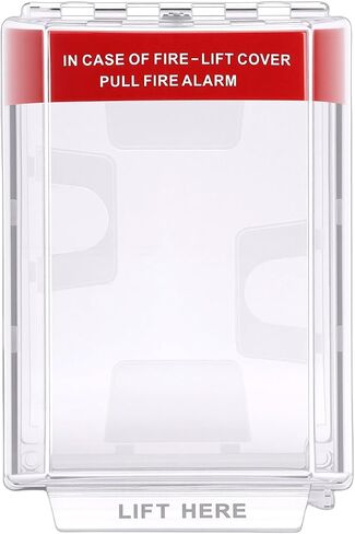 Fire Alarm Cover, Pull Station Cover Manual Call Point Protective Guard to Prevent Accidental Trigger, Physical Damage, Dust and Debris in Kuwait
