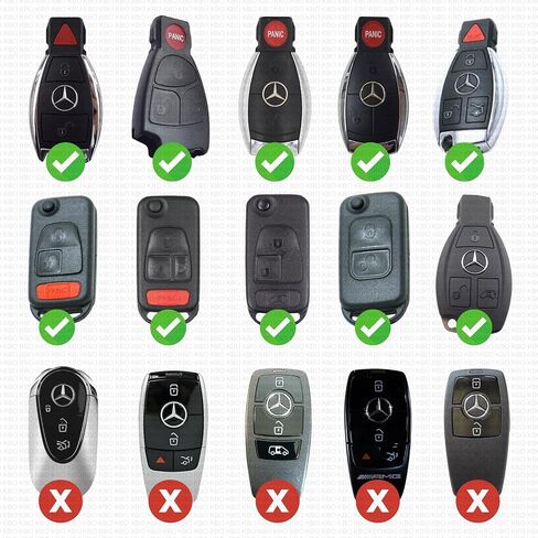 Key Fob Replacement Batteries for Mercedes-Benz CR2025 (2 pack) C-Class, E-Class, ML S-Class, Sprinter, GLC, GL, CLA, CLK, GLE, GLA, SLK, SL, CLS, GLS, R, C300, E350, ML350, C280 - Check Fitment Guide in Kuwait