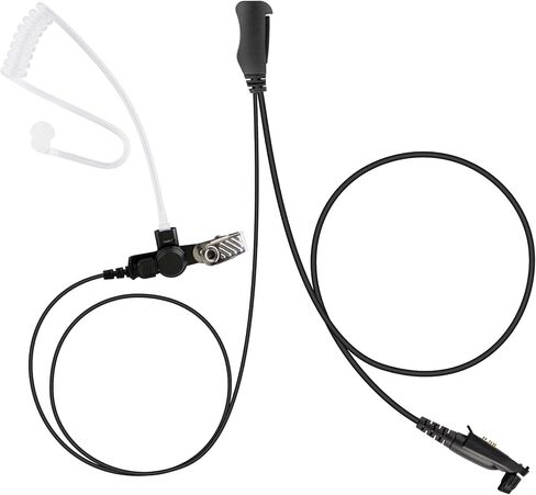 BCT15-M3 Commercial-Grade Surveillance Style Earphone with Lapel PTT Microphone Compatible with Rocky Talkie Expedition Radio Motorola M5 Plug GP328 Plus PRO5150 Elite in Saudi Arabia