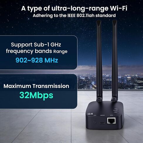 Indoor Wi-Fi HaLow Gateway, ThinkNode G4 WiFi Halo Bridge in Kuwait