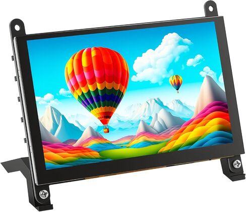 ELECROW 5 Inch Touchscreen Monitor for Raspberry Pi, 1024X600 Touch Screen in Kuwait
