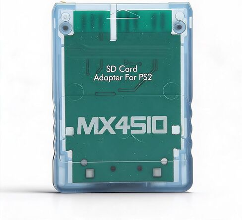 Replacement TF Card Reader Adapter Compatible with MX4SIO SIO2SD, Memory Card TF Adapter, Transparent Blue in Kuwait