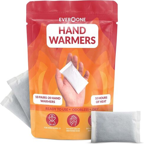 Hand Warmers - Long-Lasting, Safe, Natural, Odorless Air-Activated Warmer in Kuwait