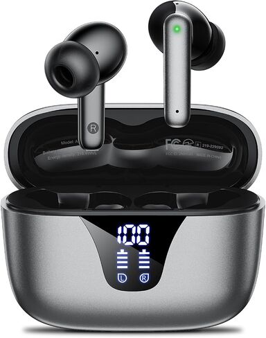 Wireless Earbuds, Bluetooth 5.4 Bluetooth Headphones, 48H Playtime Ear Bud in Kuwait