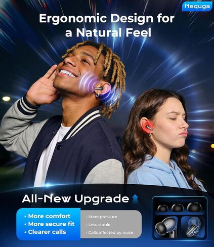 Wireless Earbuds, Bluetooth 5.4 Bluetooth Headphones, 48H Playtime Ear Bud in Kuwait