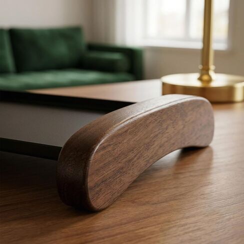 Headphone Stand for Desk with Storage Tray, Walnut Wood Headset Holder and Desktop Organizer for Headphones, Keys, Watches & Accessories, Home Office and Gaming Setup in Saudi Arabia
