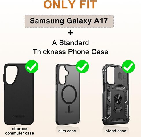 ykooe Holster for Samsung Galaxy A17 with Anti-Slip Belt Clip & Card Holder in Saudi Arabia