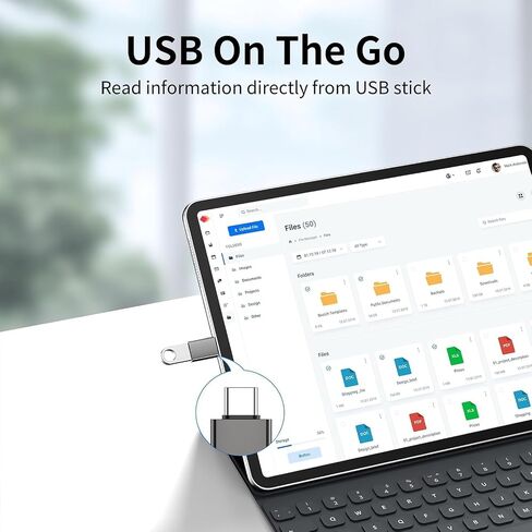 USB C to USB Adapter 4Pack, USB 3.2 Female to Thunderbolt 4/3 Adapter Compatible with MacBook Pro Air 2026, Surface, iPad, iPhone, Galaxy Notebook, XPS and More Type C Devices, Space Grey in Kuwait