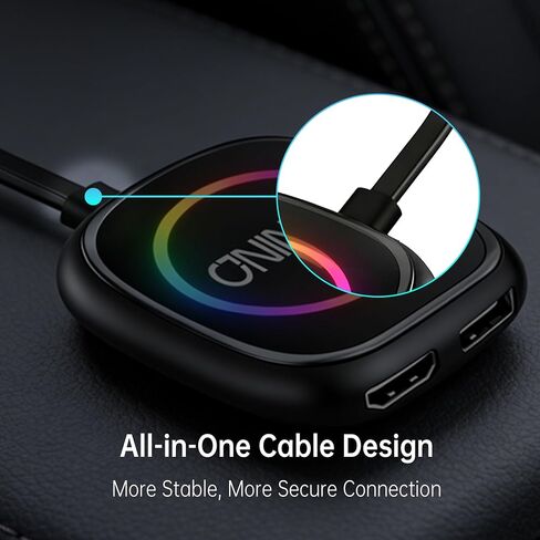 ONINCE CarPlay Ai Box 2026 Upgrade - 3-in-1 Ai Box for Wired CarPlay Cars in Kuwait