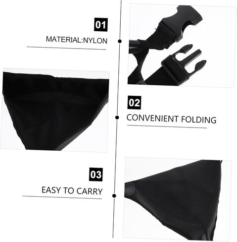 Tripod Weight Stone Bag Nylon Black for Outdoor Stability in Kuwait