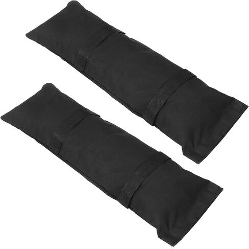 Gadpiparty 2pcs Black Canvas Sandbags for Camping, Outdoor Weight Bags in Kuwait