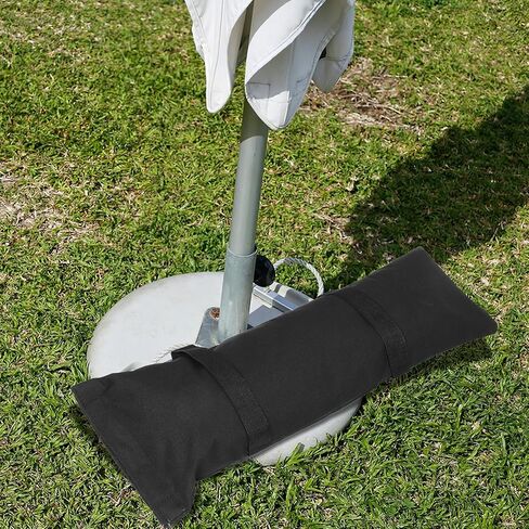 Gadpiparty 2pcs Black Canvas Sandbags for Camping, Outdoor Weight Bags in Kuwait