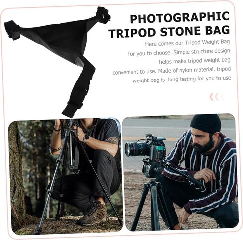 Tripod Weight Bag for Light Stands and Tripods, Nylon Black in Kuwait