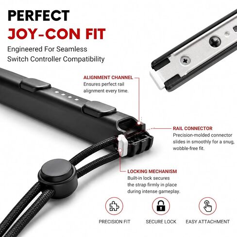 Hopevry Wrist Strap for Switch Controller | Lanyard Replacement Accessory for Joycon Controller | 2 Pack in Kuwait