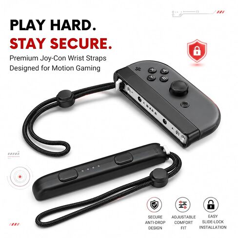Hopevry Wrist Strap for Switch Controller | Lanyard Replacement Accessory for Joycon Controller | 2 Pack in Kuwait