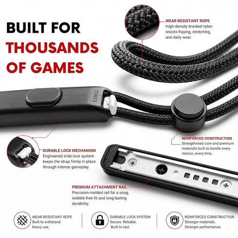 Hopevry Wrist Strap for Switch Controller | Lanyard Replacement Accessory for Joycon Controller | 2 Pack in Kuwait