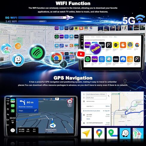 9 Inch Car Radio Stereo for Ford F150 1997-2003 with Wireless Carplay in Kuwait