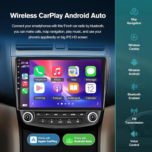 9 Inch Car Radio Stereo for Ford F150 1997-2003 with Wireless Carplay in Kuwait