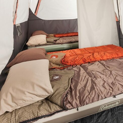 Coleman WeatherMaster Camping Tent with Screened Porch, Weatherproof Tent with Screen Room, Rainfly & Carry Bag Included, Made Without PFAS Chemicals in Kuwait