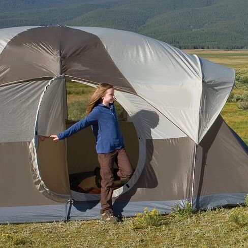 Coleman WeatherMaster Camping Tent with Screened Porch, Weatherproof Tent with Screen Room, Rainfly & Carry Bag Included, Made Without PFAS Chemicals in Kuwait