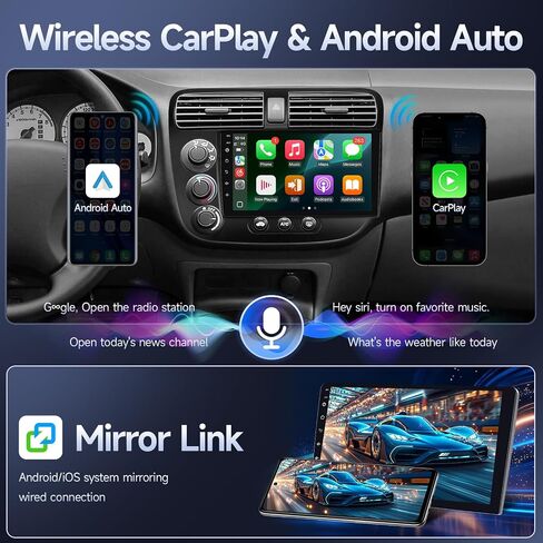 Naifay Double Din Linux Radio for Honda Civic 2001 2002 2003 2004 2005 in Kuwait