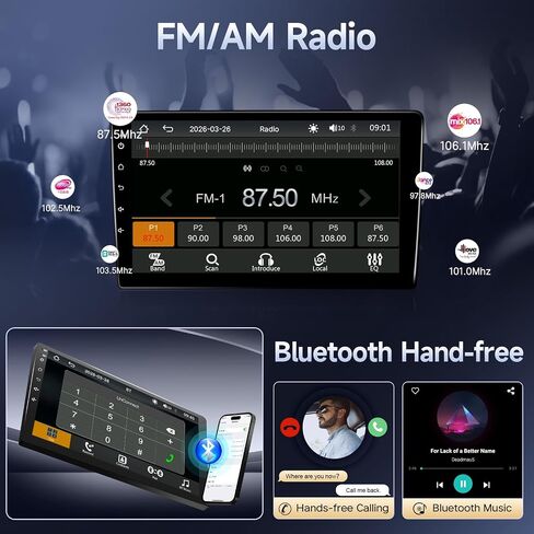 Naifay Double Din Linux Radio for Honda Civic 2001 2002 2003 2004 2005 in Kuwait
