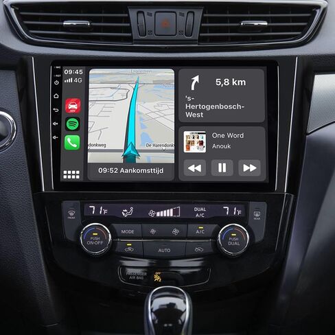 4+64GB Android 15 Car Stereo Radio for Nissan Rogue X-Trail 2014-2018 in Kuwait