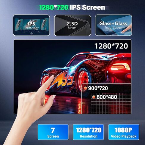 2+32G Car Stereo with CarPlay Android Auto Fit for Jeep Wrangler 2007-2017, 7inch car Radio for Dodge Ram 2009-2012 Chrysler 300 2005-2010 with Bluetooth Backup Camera in Kuwait