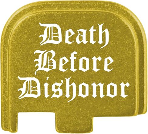 NDZ Performance Slide Cover Back Plate Compatible with Glock 43 43X 48, Aluminum, Made in USA with Color Filled Laser Engraved Images - Choose Image & Color in Kuwait