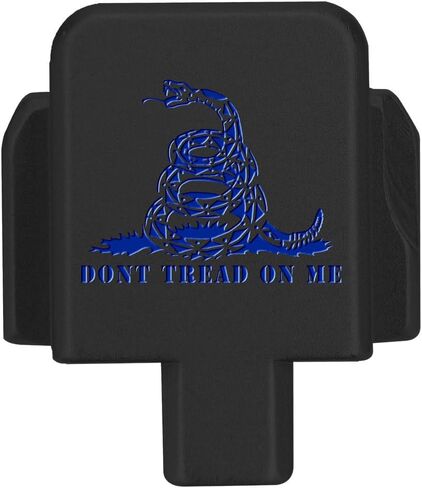 NDZ Performance Slide Cover Back Plate for Sig P320 Series 9 mm .40 .357 .45 ACP, Black Aluminum with Dark Blue Laser Engraved Patriotic Images - Choose Image & Color in Kuwait
