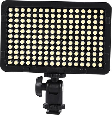 Diyeeni LED Video Light for Camera, 176 LED Photography Lighting Fill Lamp Portable Dimmable Video Light with Battery, Mini Rechargeable OnCamera Photo Panel for DSLR Camcorder Vlog in Kuwait