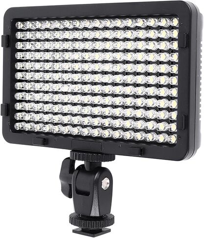Diyeeni LED Video Light for Camera, 176 LED Photography Lighting Fill Lamp Portable Dimmable Video Light with Battery, Mini Rechargeable OnCamera Photo Panel for DSLR Camcorder Vlog in Kuwait