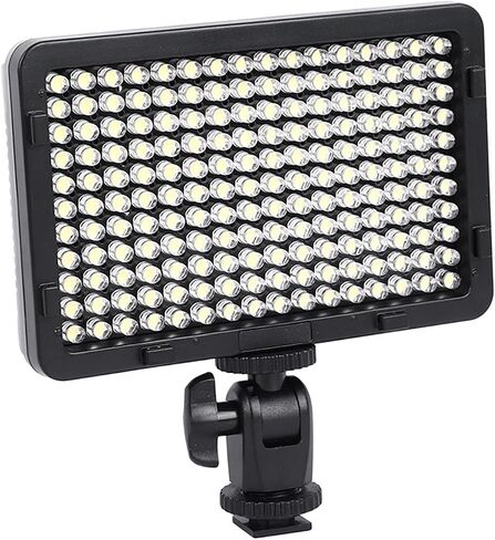 Diyeeni LED Video Light for Camera, 176 LED Photography Lighting Fill Lamp Portable Dimmable Video Light with Battery, Mini Rechargeable OnCamera Photo Panel for DSLR Camcorder Vlog in Kuwait