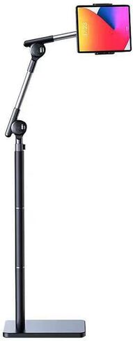 Aluminum Tablet Floor Stand, 360° Swivel Height Adjustable for 4.7-13" in Kuwait