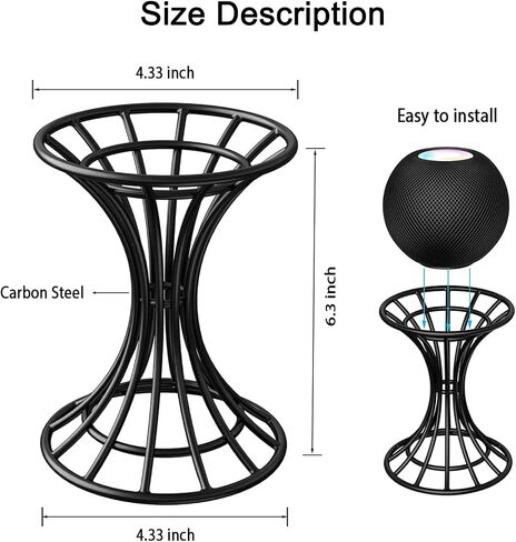 Smart Speaker Table Stand for Echo Dot 5nd/4rd/3th/2th Gen,Echo 4th/ 3rd/2th Gen, Echo Glow, Apple Homepod Mini and Google HomeMini/Nest-Mini, Desktop Holder Protect Smart Speaker in Saudi Arabia